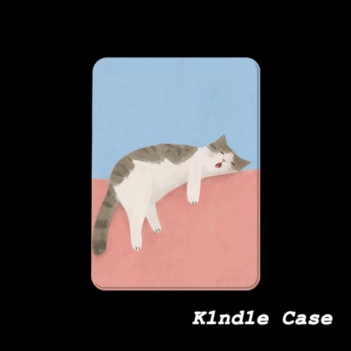 原创懒睡小猫KindlePaperwhite6/5/4/3电子书磁吸保护套658青春版拆分汉王clear6适用neo3掌阅light4休眠