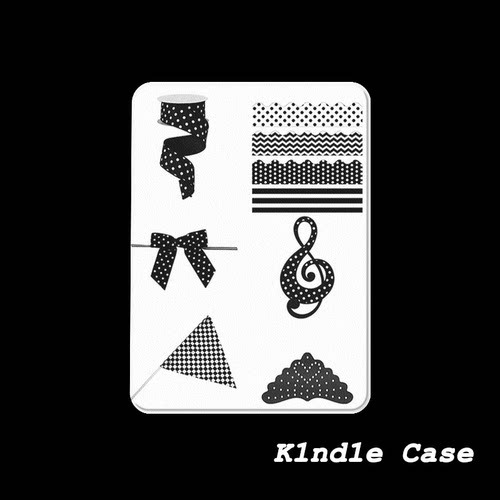 原创黑白纹样KindlePaperwhite6/5/4/3电子书磁吸保护套658青春版拆分汉王clear6适用neo3掌阅light4休眠