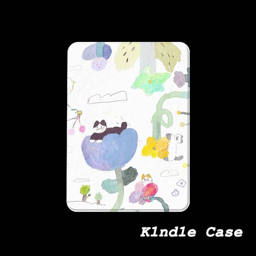 原创花上懒猫KindlePaperwhite6/5/4/3电子书磁吸保护套658青春版拆分汉王clear6适用neo3掌阅light4休眠