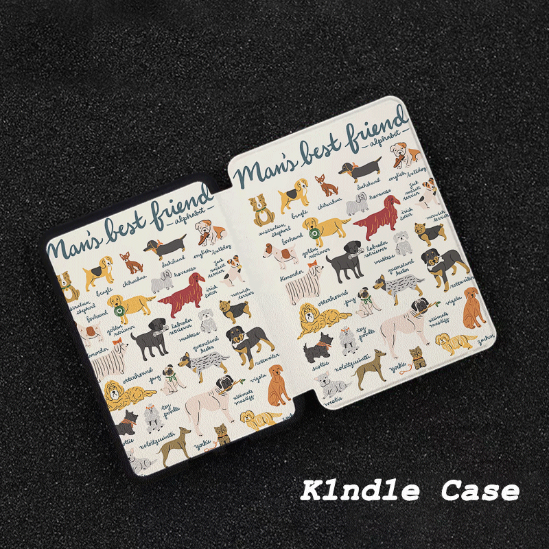 原创狗狗图集适用kindle7代电子书保护套kpw123软壳958防摔带休眠,3C数码配件,电子书保护套,淘宝优惠券,粉丝福利购,淘宝优惠卷