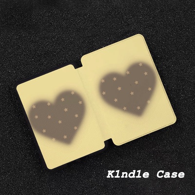 原创柔雾星心适用kindle7代电子书保护套kpw123软壳958防摔带休眠