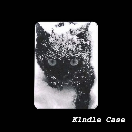 原创雪地黑猫KindlePaperwhite6/5/4/3电子书磁吸保护套658青春版拆分汉王clear6适用neo3掌阅light4休眠