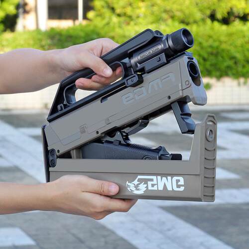 跨境精击泰真fmg9折叠玩具狙击枪冲锋枪软弹枪抛壳儿童玩具枪新款