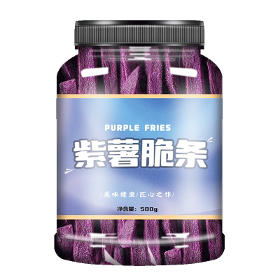 紫薯干无糖无油无添加脆零食即食