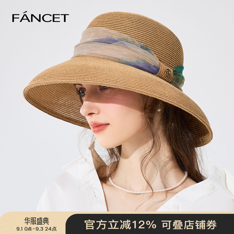 草帽女夏海边防晒帽遮阳帽太阳帽图片