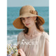 FANCET凡饰法式 休闲 草帽女春夏大帽檐海边度假遮阳帽手工草编时尚