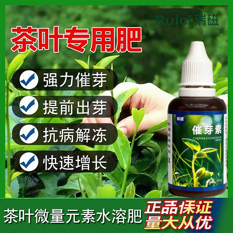 茶叶催芽素壮芽素茶树专用营养液春芽催芽增产爆芽肥料春茶生长素