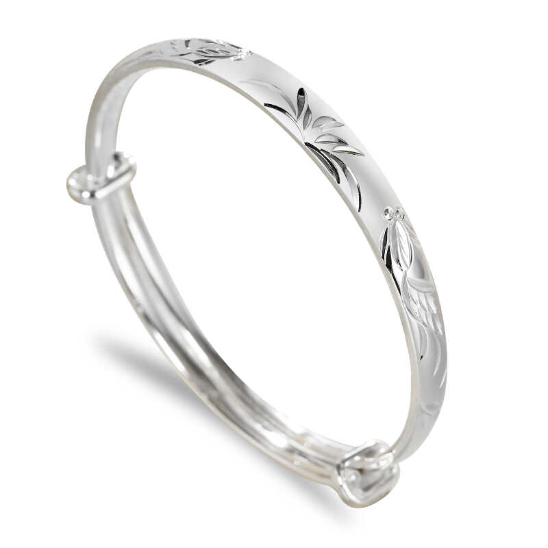 送妈妈双鱼足银手镯梦祥银小众