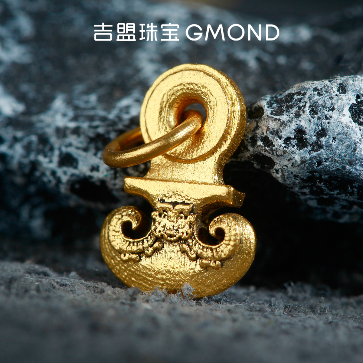 999足金文玩凯旋卡子古法黄金