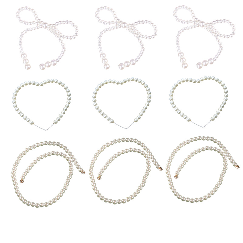 网红蝴蝶结珍珠串链条蛋糕装饰