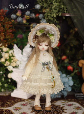 6分女娃bjd娃guu doll正版官方/sd关节娃娃身体素体裸娃~露娜LUNA