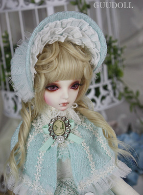 bjd娃4分女娃guu doll官方sd关节娃娃身体单素头裸娃~维萝娜Veron