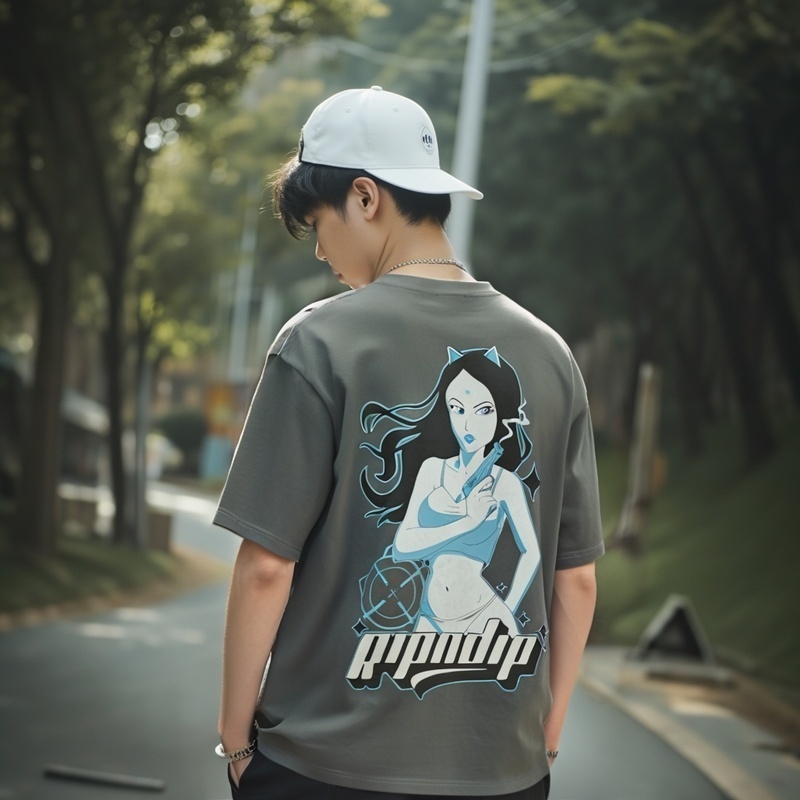 美国RIPNDIP亡命之徒卡通短袖