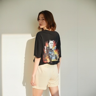 BUSINESS男女情侣款 美国潮牌RIPNDIP贱猫短袖 T恤乖仔也疯狂RISKY