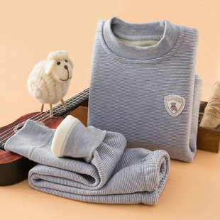 5冬装4女童6加绒加厚家居服内衣套装7儿童装8男童9秋衣10岁2宝宝3