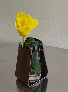 日本公长斋小菅侘寂风竹花瓶
