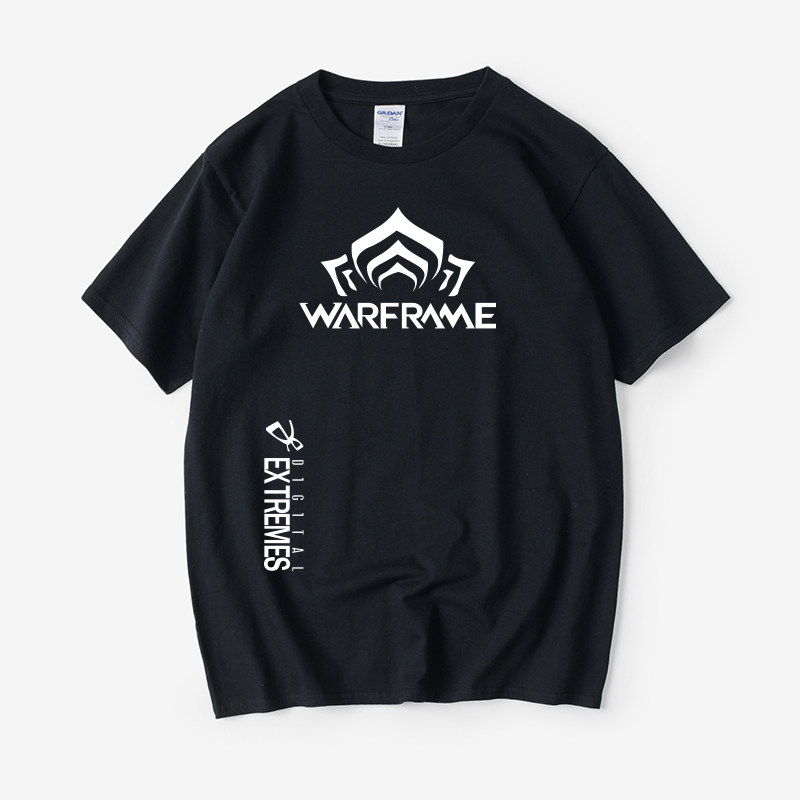 星际战甲warframe  游戏周边T恤短袖圆领夏季男女情侣装上衣宽松