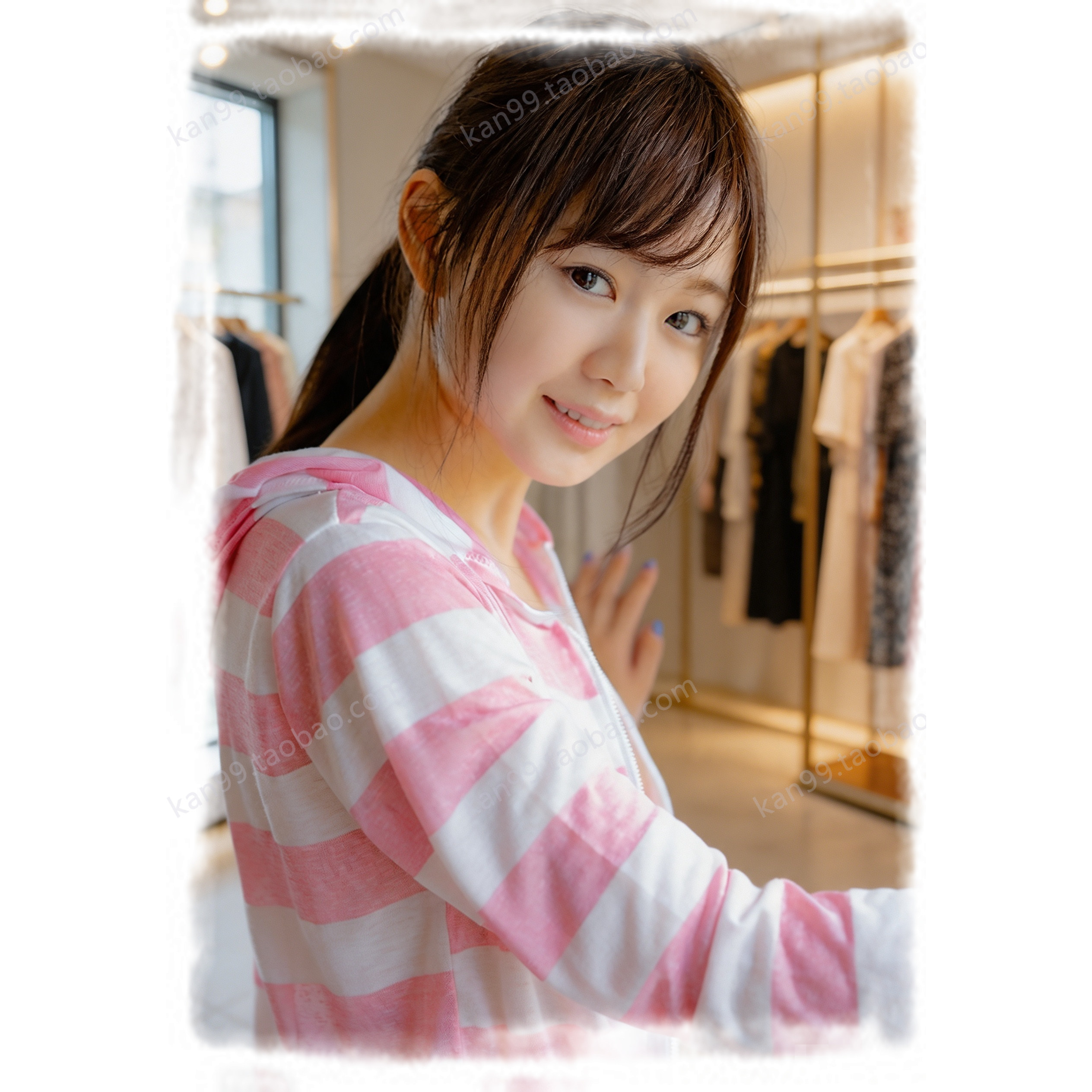日系模特精选艺术摄影美少女研究社titi美少女写真海报印制G1261