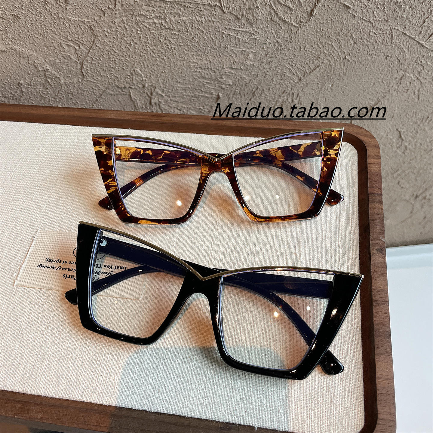 2025新款欧美墨镜豹纹明星同款女士猫眼眼镜女复古个性太阳眼镜男