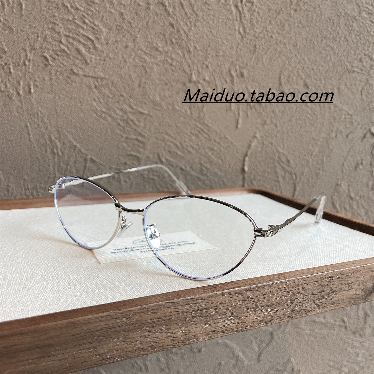 韩版纯欲素颜猫眼平光镜小脸凹造型y2k辣妹风jennie同款眼镜框架