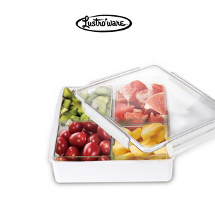 日本Lustroware婚庆糖果盘 坚果零食果盒 户外野营创意分格盘