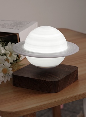 磁悬浮月球灯3d打印14厘米直径月亮灯卧室氛围灯七夕礼物一件代发