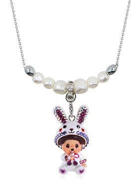 甜美风儿童礼物锁骨链