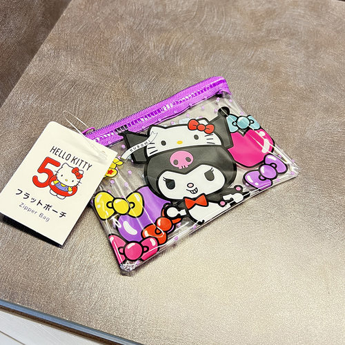 凯蒂猫三丽鸥透明零钱袋库洛米包