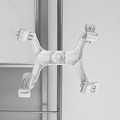 夹晒裤 日本LEC晾晒衣架裤 子架裙子晾衣架带夹子裤 挂