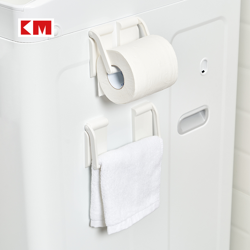 KM磁吸纸巾架免打孔吸壁式