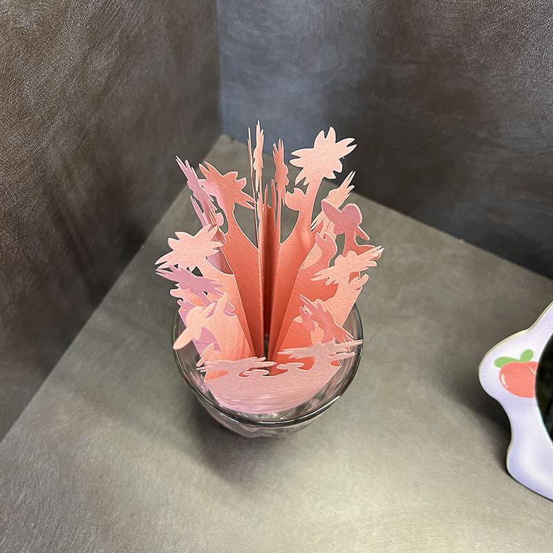 日本进口MOLZA纸质物理加湿器家用环保办公室静音吸水补水神器