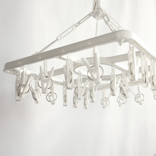 日式袜子内裤晾晒夹子衣架多用夹 阳台晾衣架夹子型