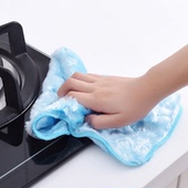 EC油污专用清洁抹布免洗洁精百洁布去油洗碗巾 日本L 大可叔叔