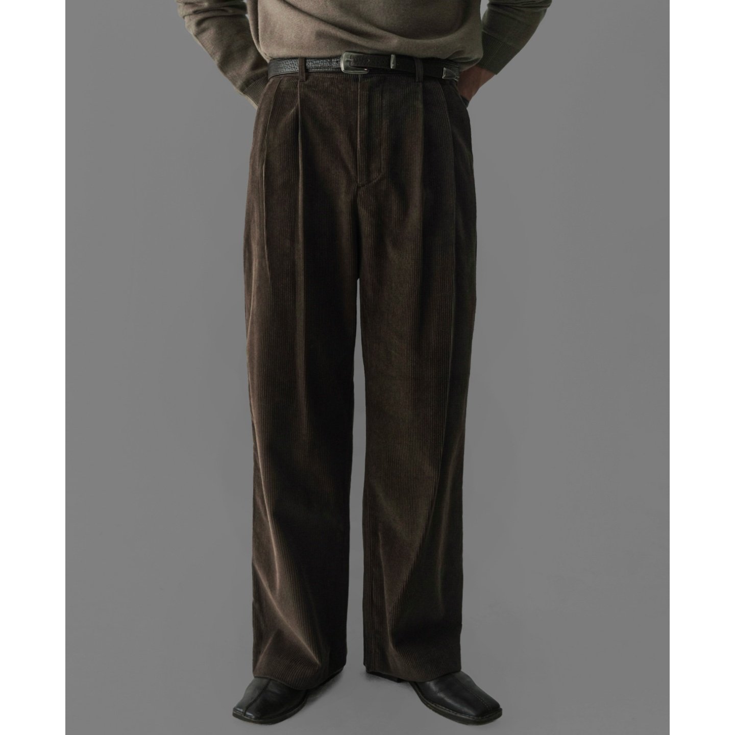 MRDONG韩国代购男装秋冬灯芯绒质感高腰宽腿垂坠显瘦轻熟休闲长裤,男装,休闲裤,淘宝优惠券,粉丝福利购,淘宝优惠卷