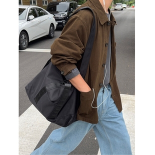 MRDONG韓國男裝 復古設計師休閑翻領workwear寬松長袖 襯衫 外套 代購