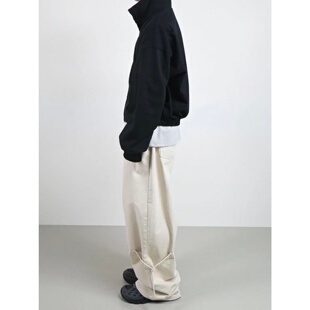 韩国代购男装直播福利秒杀promenade重工高品水洗直筒牛仔裤