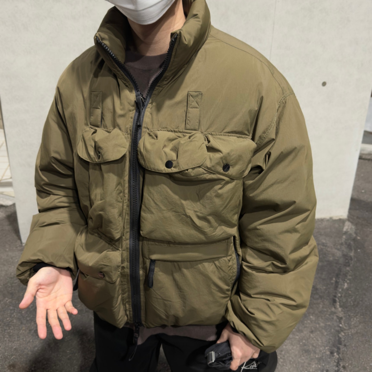 韩国男装鸭绒两面穿羽绒服外套