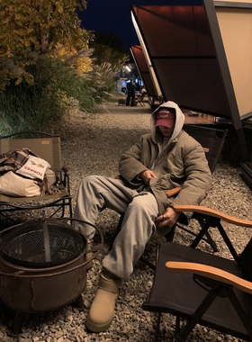 韩国男装代购直播ADEN重工厚款绗缝内衬夹棉秋冬阔腿束脚休闲卫裤