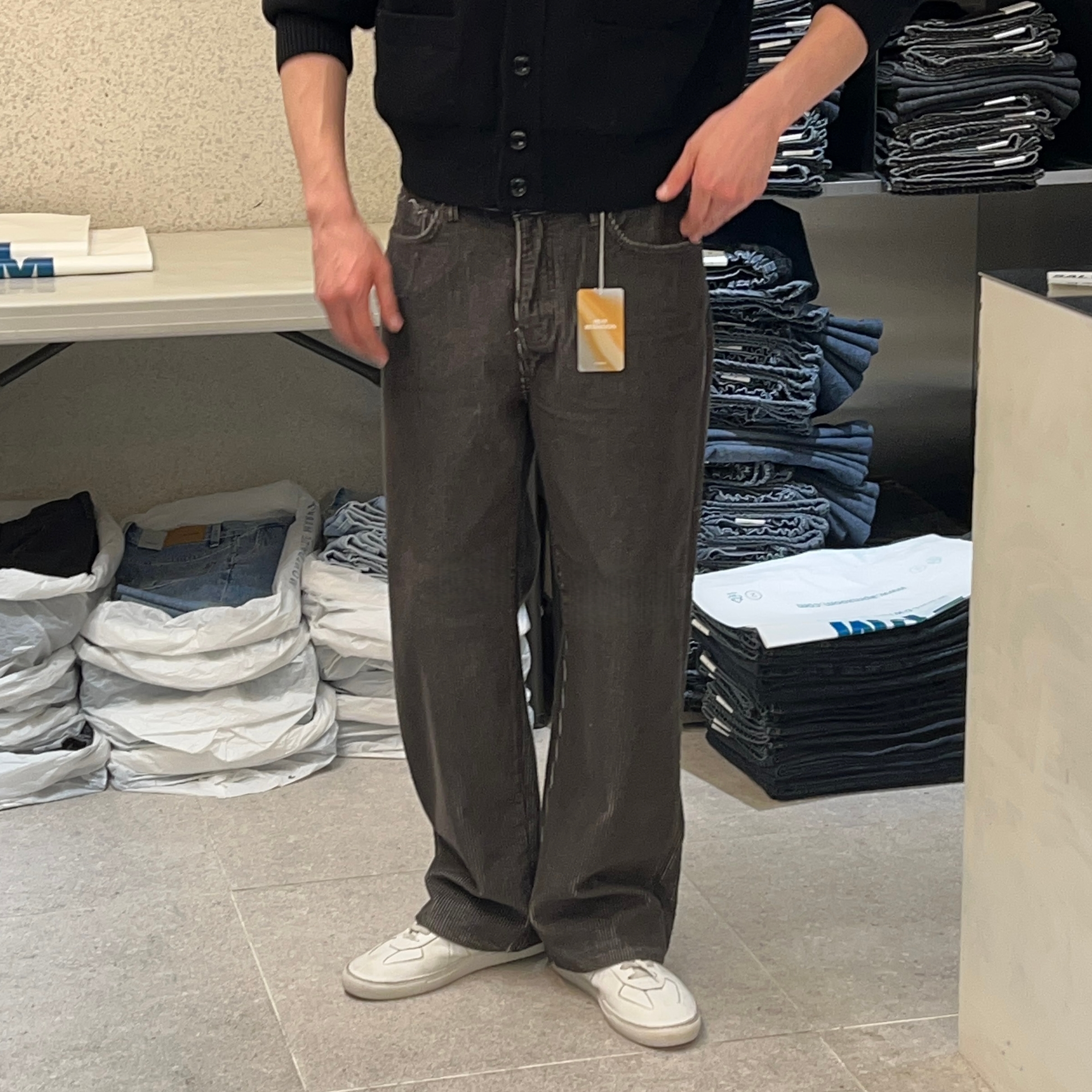 韩国男装灯芯绒高品轻熟休闲裤