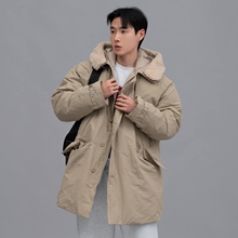 福利秒杀韩国代购男装代购直播MOOD强推高档百货重工鸭绒大衣外套