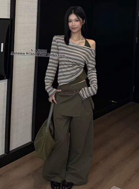 涤纶2026秋季T恤休闲裤女
