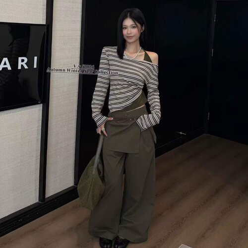 涤纶2026秋季T恤休闲裤女