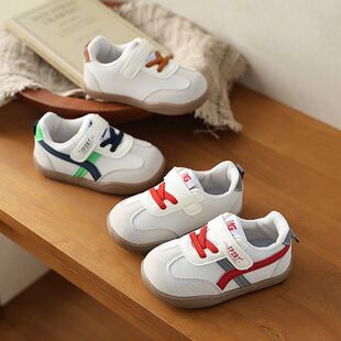 儿童运动鞋春秋款男童鞋子防滑网面透气休闲鞋女童2026新款德训鞋