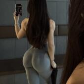 高腰收腹健身瑜伽裤 秋冬针织弹力紧身提臀蜜桃臀长裤 新款 JOKA家