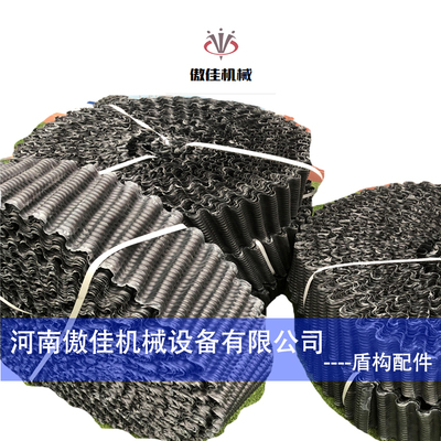 圆形冷却塔填料 pvc冷却塔填料 斜交错散热片 圆塔填料散热片