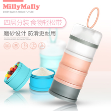 大容量储存罐奶粉格 MillyMally奶粉盒 便携婴儿宝宝外出迷你分装