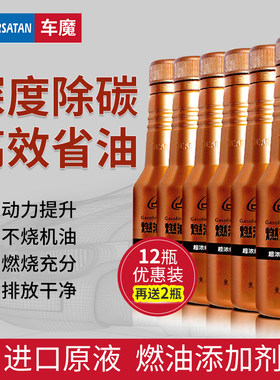 德国车魔汽油燃油宝添加剂发动机清洗剂积碳去除剂 10瓶送2瓶