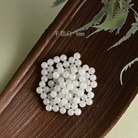 White Button Fat - 4 мм*5 упаковка [недавно обновленный старый пик материал Ice Clear Water]