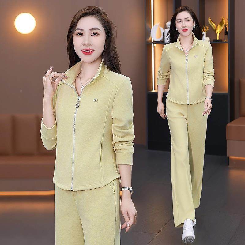 女士季运动套装女2整02新款早秋卫衣女96837997装穿秋搭一套休5闲