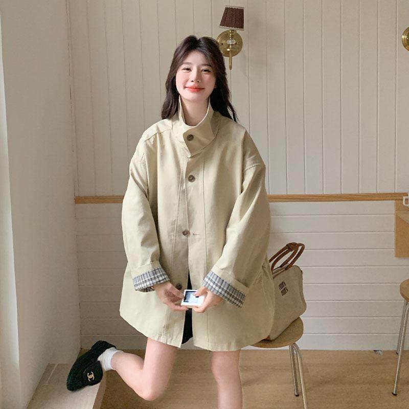 中立款ZSAN8811风衣女20款25新春长秋高级感小个子气质韩版宽松休